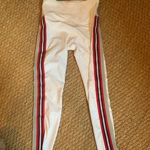 NYLORA size small white leggings